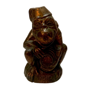 Koko the Wise Metal Save for Tomorrow Circus Monkey Coin Bank Vintage